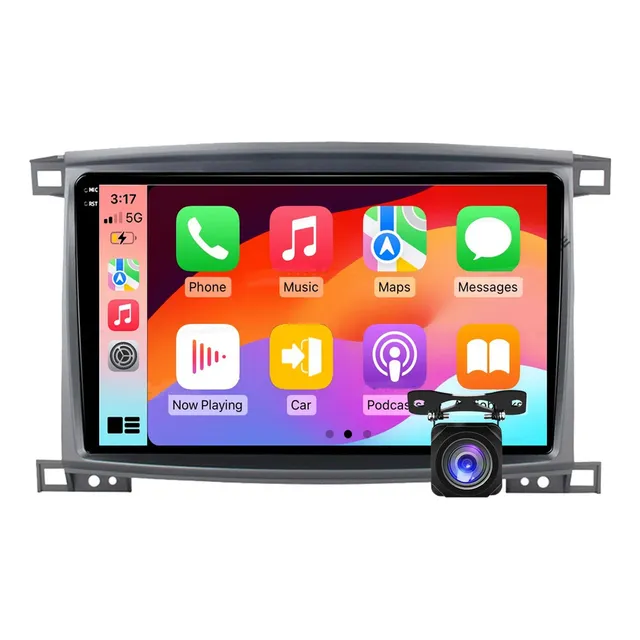 Zk Auto Estereo Para Toyota Land Cruiser Lc100 2002-2005
