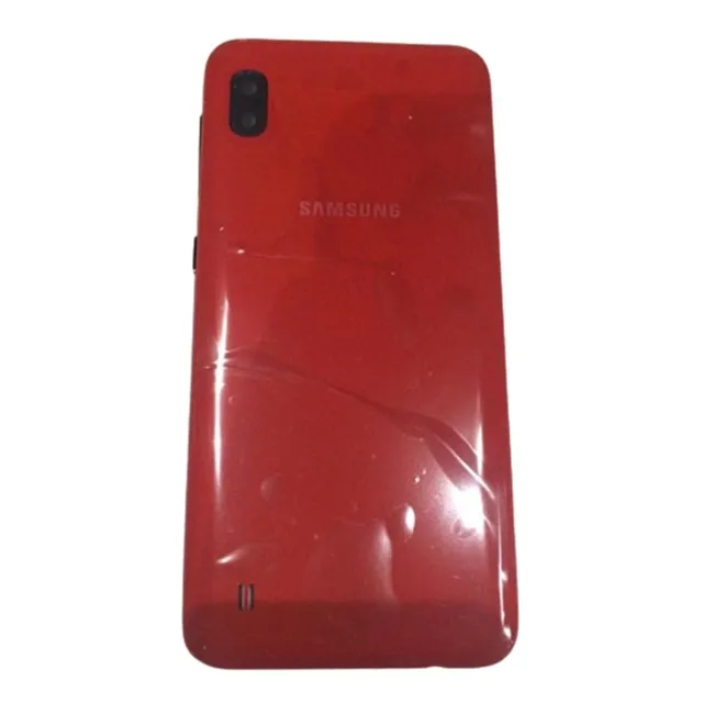Tapa De Bateria Samsung A10 Azul Y Rojo Nueva Calidad Excel.