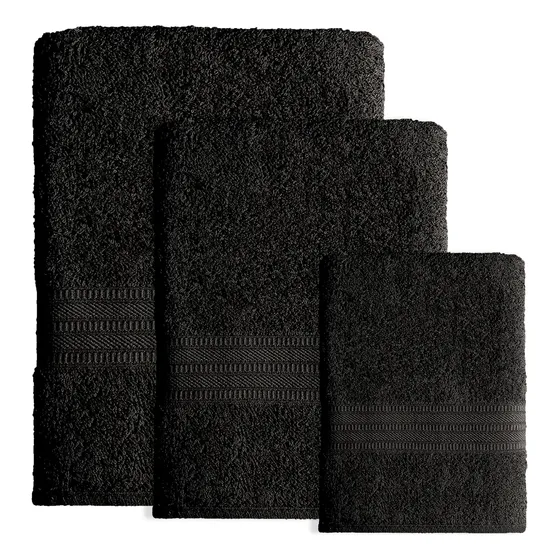 Toalla De Baño Sensación Ama De Casa Medianoche Set 3 Pieza