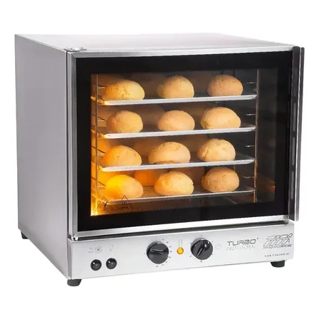 Forno Elétrico Industrial Turbo Tita 69L Convecção 4 Assadeiras