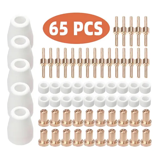 65 Consumible Corte Air Plasma Antorcha Punta Boquilla / Uss