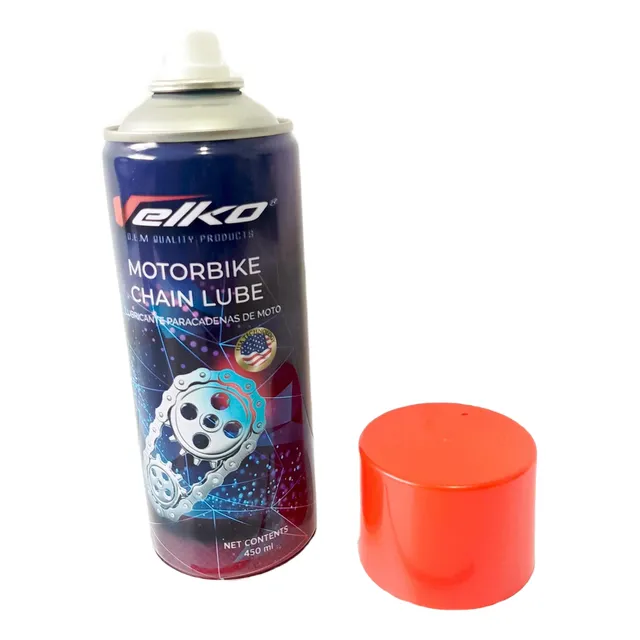 Lubricante Para Cadenas De Moto 450ml Marca Velko