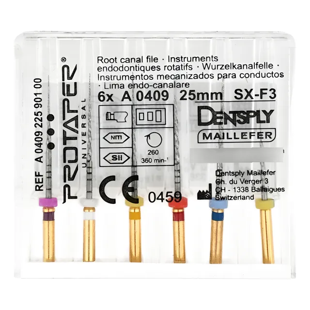 Lima Rotatória Protaper Universal Dentsply Endodôntico Canal