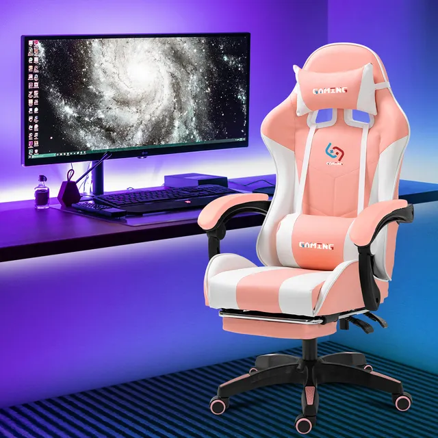 Silla Gamer Gaming Ergonómica Reclinable Reposapiés