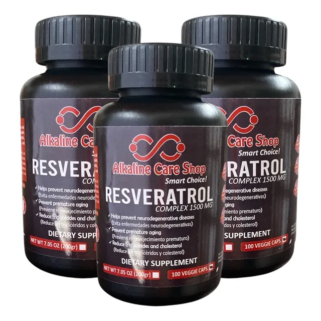Resveratrol Alkaline Care 300 Cápsulas Natural
