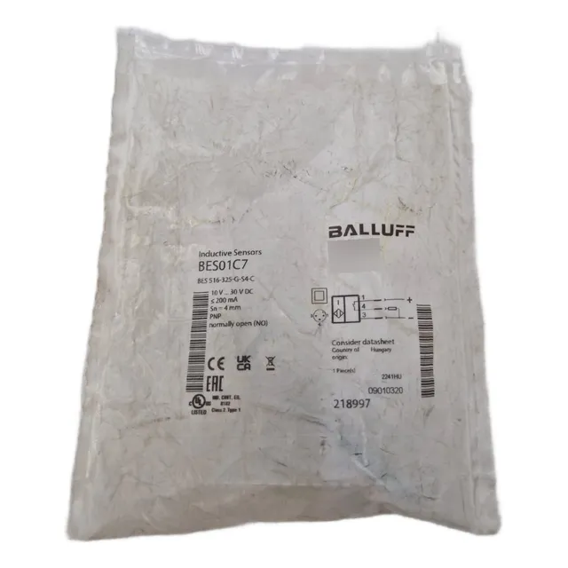 Balluff Bes01c7 Sensor Bes16-325-g-s4-c