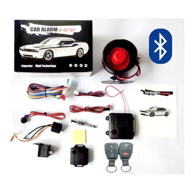Alarma Para Carro Universal Antirobo Antiscanner Bluetooth