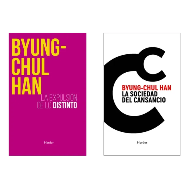 Sociedad Cansancio + Expulsion Distinto - Chul Han 2 Libros