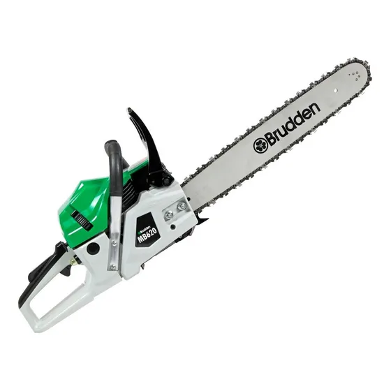 Motosserra A Gasolina Mb620 61,5cc 3,2hp 20pol 50cm Brudden Cor Cinza/Verde