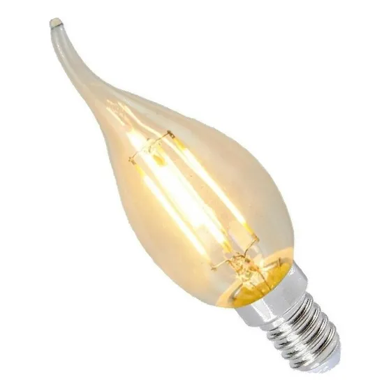 Foco Vintage Led Flama Base E14 E12 4.5w 2700k Tecnolite