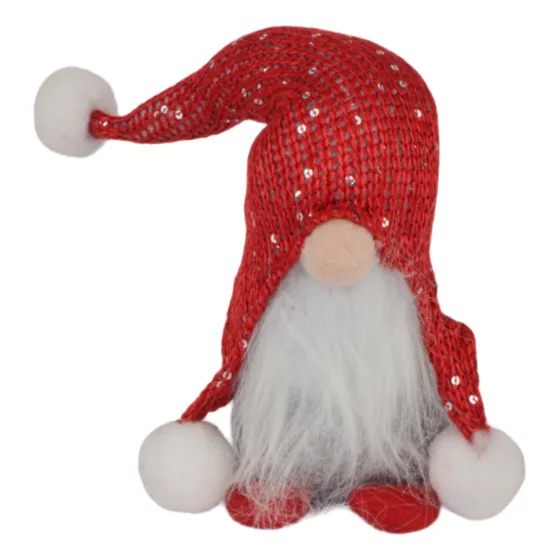 Muñeco Gnomo Duende Deco Sentado Navidad M Deco Navideña