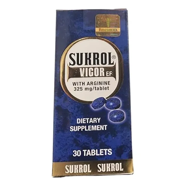 Sukrol Vigor Suplemento Dietético 30 Tabs - Tabletas Multivi