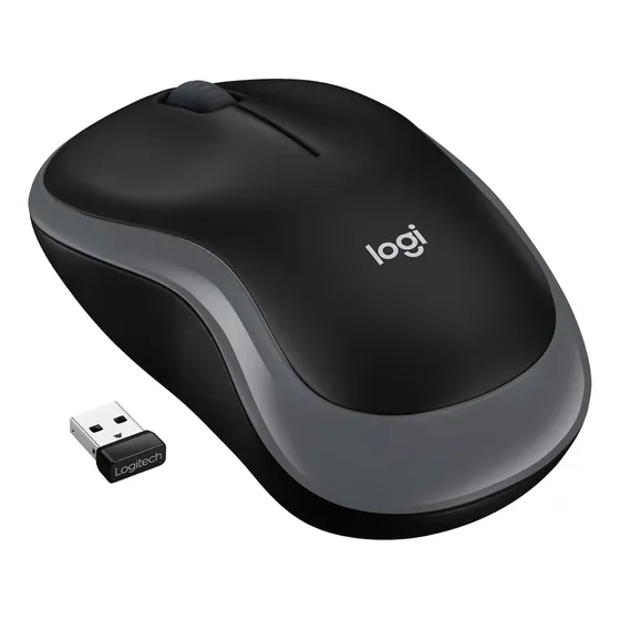 Mouse-ratón Logitech Mouse Inalámbrico M185 2.4 Ghz - Negro
