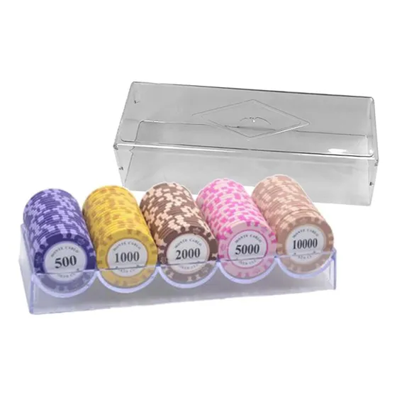 Xc 100 Piezas De Fichas De Juego De Póquer Profesional