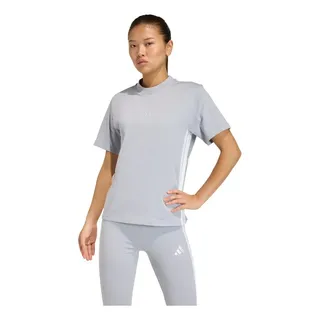 Adidas Camiseta Algodão Essentials Três Listras adidas Cinza MPor adidas
