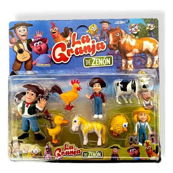 La Granja De Zenón X 8 Muñecos Blister Juguetes