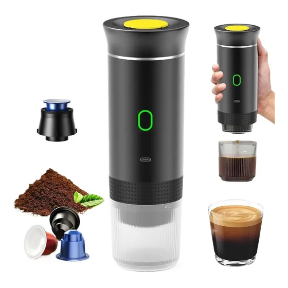 Mini Cafetera Portátil 3 En 1 Con Infusión En Frío Y