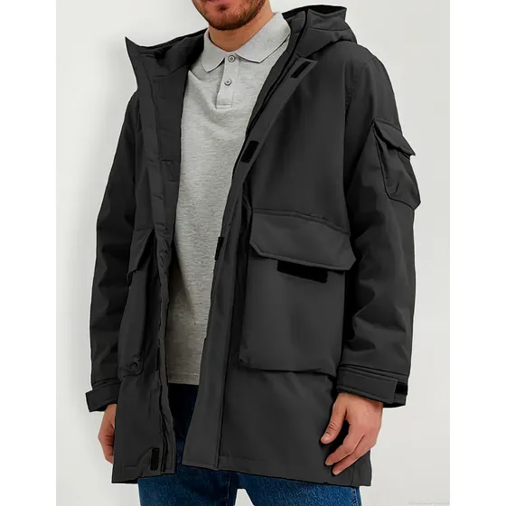 Chamarra Unisex Abrigo Exclusivo Rompevientos Con Capucha