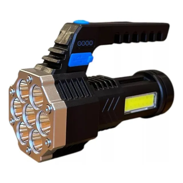 Linterna Led Potente Recargable Largo Alcance 7 Led Usb