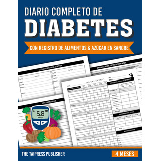 Diario Completo De Diabetes Con Registro De Alimentos 71yrl Diario Completo De Diabetes Con Registro De Alimentos 71yrl