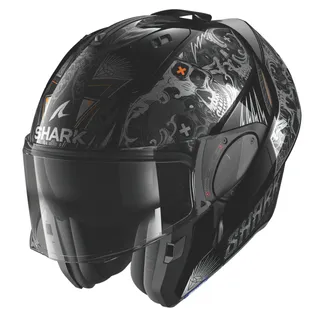 Capacete Shark Evo Es K-rozen Inm Kao | Oficial Preto Brilhante 59/60