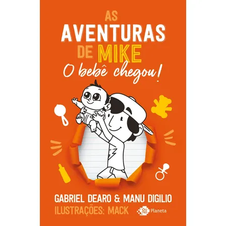 As aventuras de Mike 2 O bebê chegou! de Gabriel Dearo Editorial Editora Planeta do Brasil Ltda capa comum em português 2020