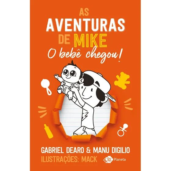 As aventuras de Mike 2 O bebê chegou! de Gabriel Dearo Editorial Editora Planeta do Brasil Ltda capa comum em português 2020