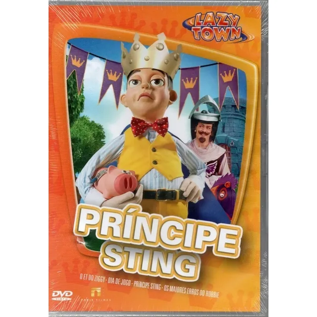 Lazy Town Dvd Príncipe Sting Novo Original Lacrado