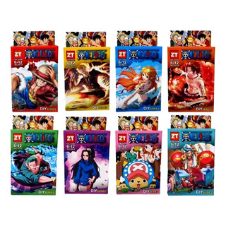 One Piece Coleção Com 8 Personagens Blocos De Montar One Piece Coleção Com 8 Personagens Blocos De Montar