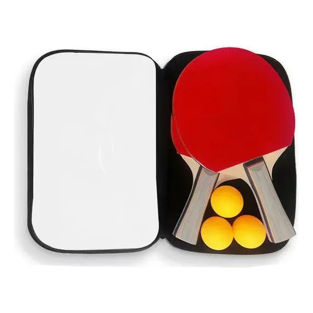 Set De Raquetas Ping Pong Pelotas Profesional Tenis De Mesa