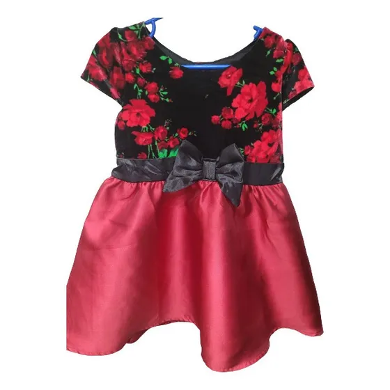 Vestido Children Place . Satén Y Terciopelo Ropa Niña Fiesta