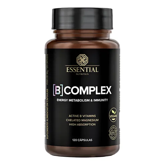 B Complex Essential Nutrition - 120 Capsulas - Promoção