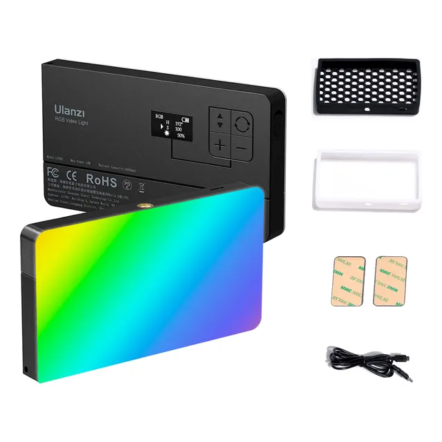 Luz Led Rgb Ulanzi Lt002 Regulable Profesional 1/4in