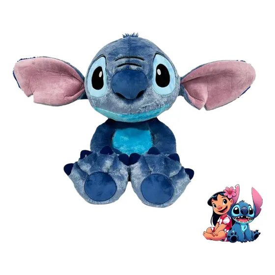 Pelúcia Lilo Stitch 60cm Grande Macio Antialérgico Disney