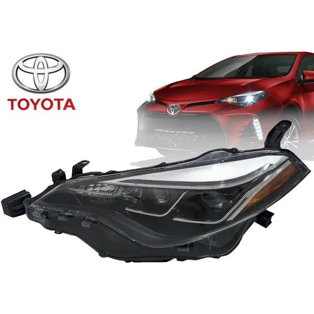 Faro Para Corolla Se 2017 2018 2019 Izquier / Bombillo Integ