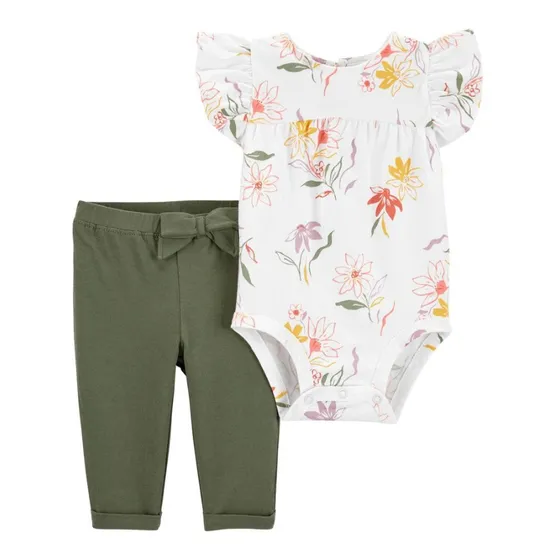 Conjunto Floral (2 Piezas) 1n600810 Carter's