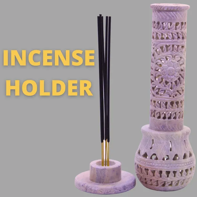 Carry Me Soporte Para Barra Incienso Piedra Jabon Marmol