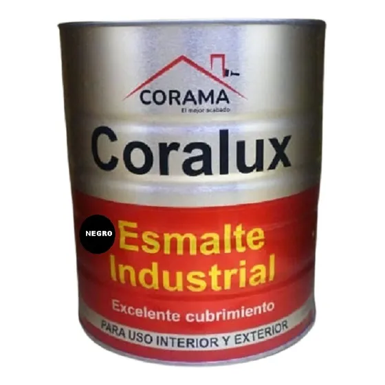 Pintura Ind. Esmalte Negro 1/4 - L a $31248