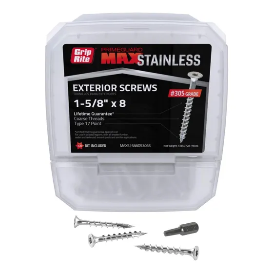 Tornillos De Acero Inoxidable 305 Paquete De 5 Libras