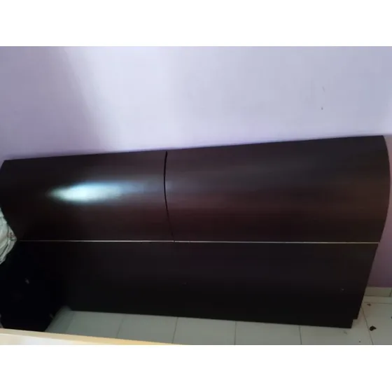 Mueble Cabecero De Cama Queen - Baul, Wengue, Usado