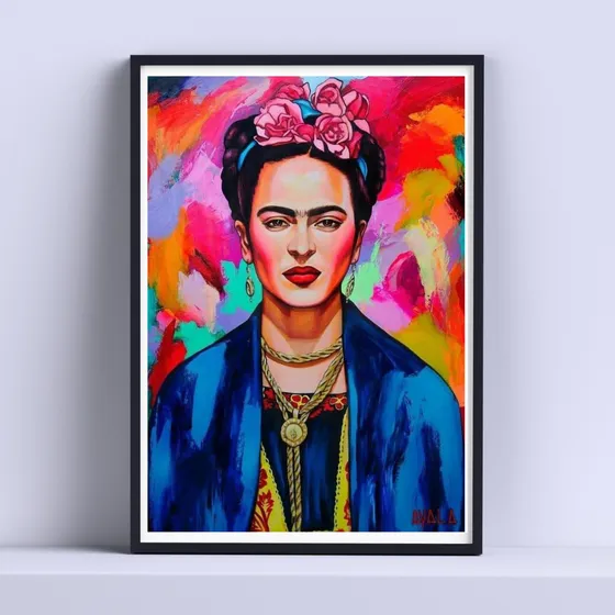 Cuadro Frida Khalo Decorativo 30x40cm Listo P Colgar