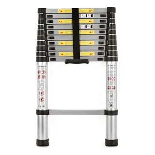 Escada Telescopica Aluminio 3.2m 11 Degraus Zaganza Escada Telescopica Aluminio 3.2m 11 Degraus Zaganza