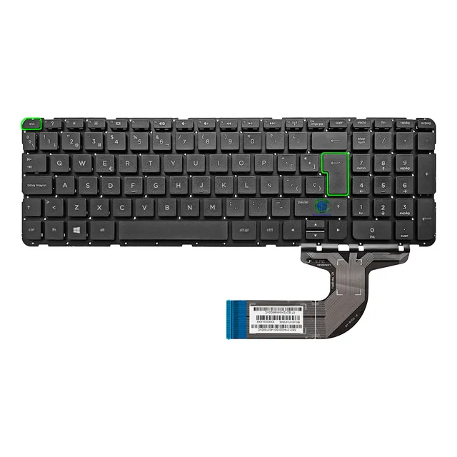 Teclado Para Hp 15-d020la 15-d 250 G2 255 G2 Sin Marco Esp