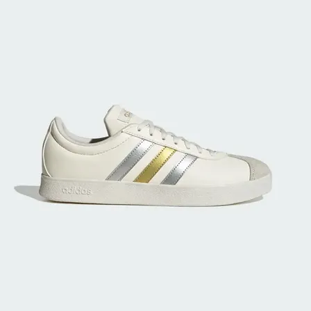 Tênis Feminino Vl Court Base adidas Owhite/silvmt/goldmt Lisa 35 Br