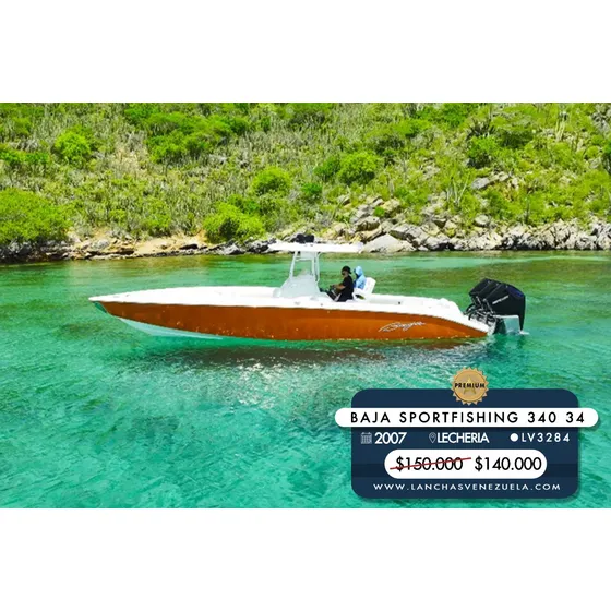 Lancha Baja Sportfishing 340 34 Lv3284