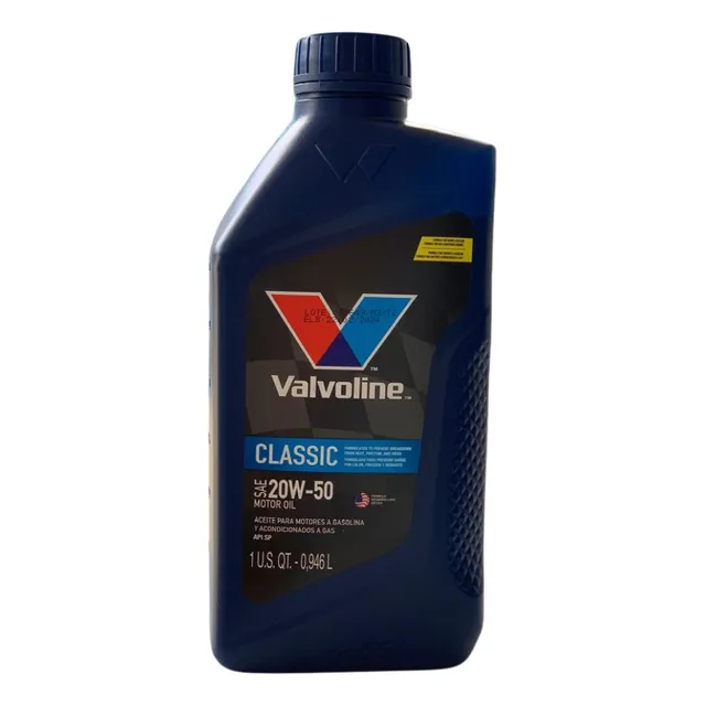 Aceite 20w-50 Mineral Valvoline 