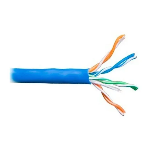 Bobina De Cable 305 Mts Utp 100% Cobre Cat5e Color Azul