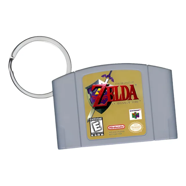 Llaveros Retro Tipo Cartucho Nintendo 64 Personalizados