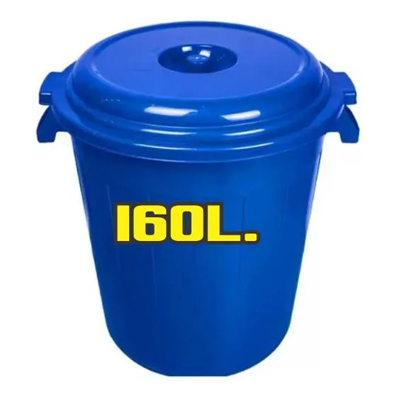 Pipote Plastico 160 Litros Para Agua O Basura