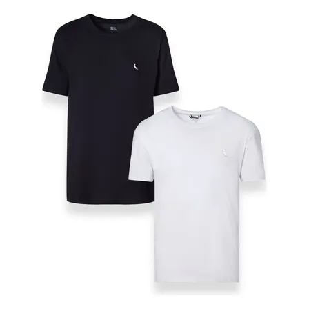 Kit 2 Camisetas Suspiro Bordado Reserva